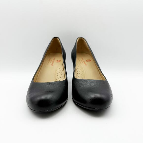 Marc Joseph New York Womens Midtown Pumps US 7 Black Leather Round Toe NIB - Picture 7 of 13